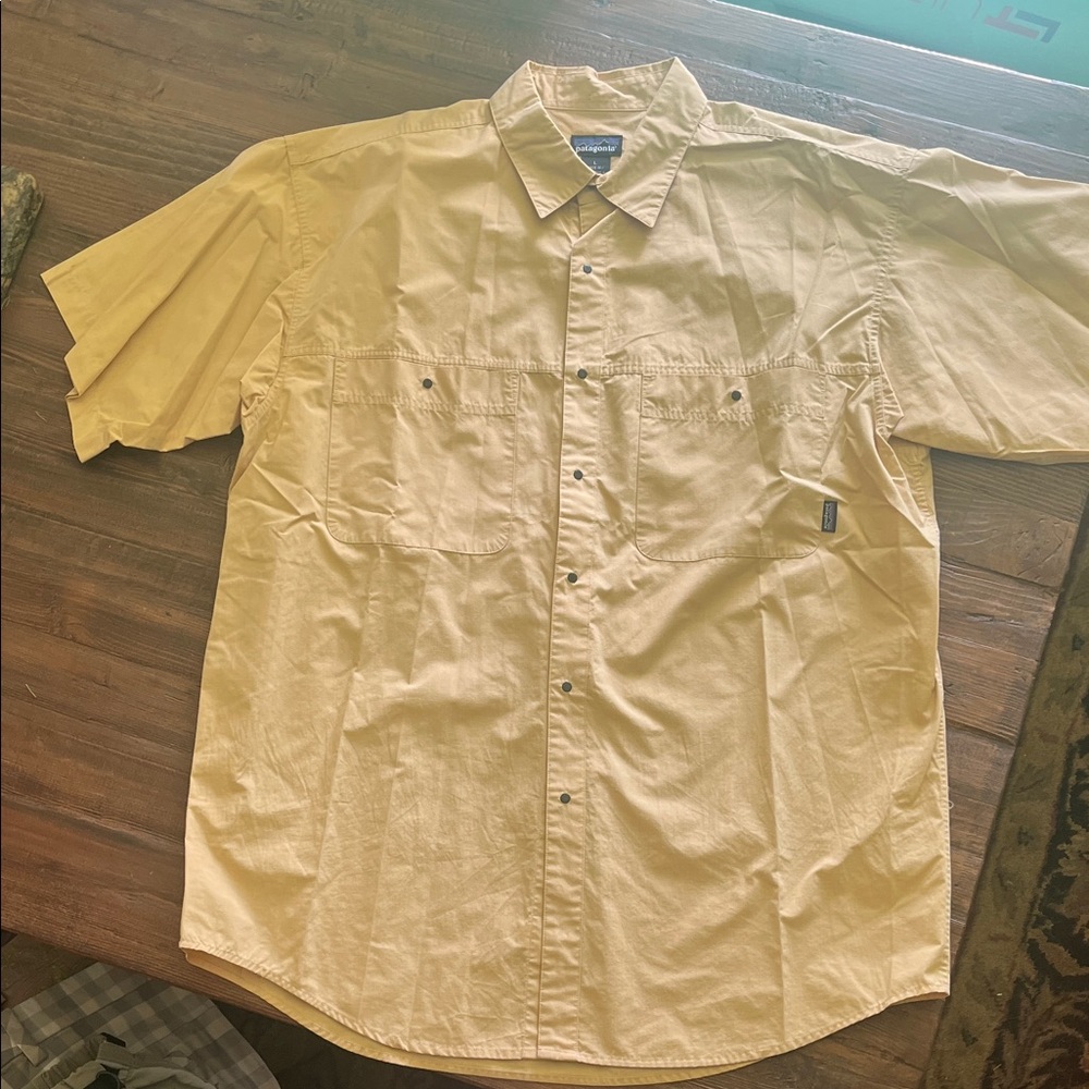 Mens PATAGONIA Snap Front Casual Shirt s L